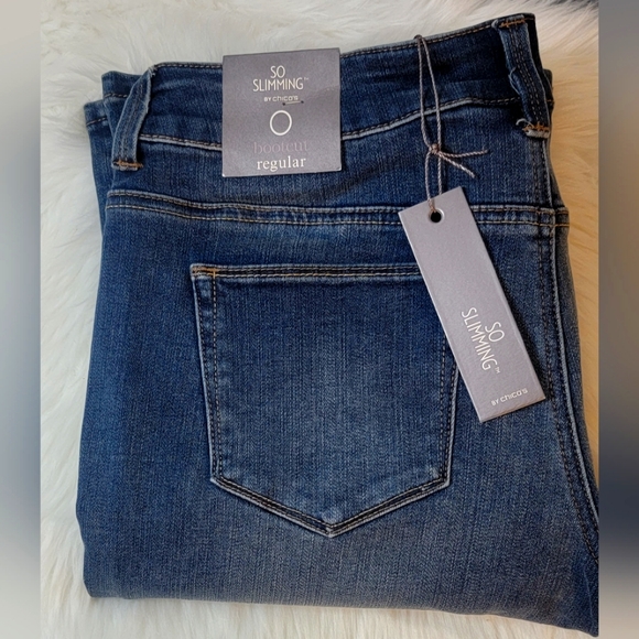 Pantalon So Slimming Chicos – Beige, Taille 2 – Coupe Slim, Taille Élastique – Occasion